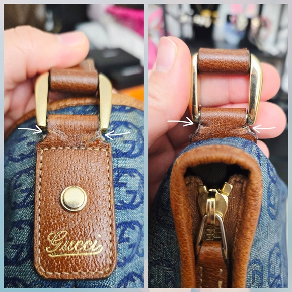 Gucci GG Denim Abbey Messenger Crossbody Bag - Picture 11 of 16